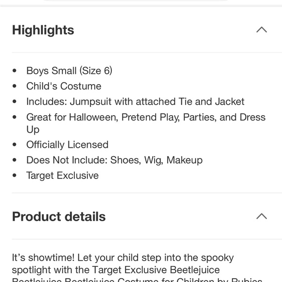 Kids Beetlejuice Costume - Picture 4 of 6